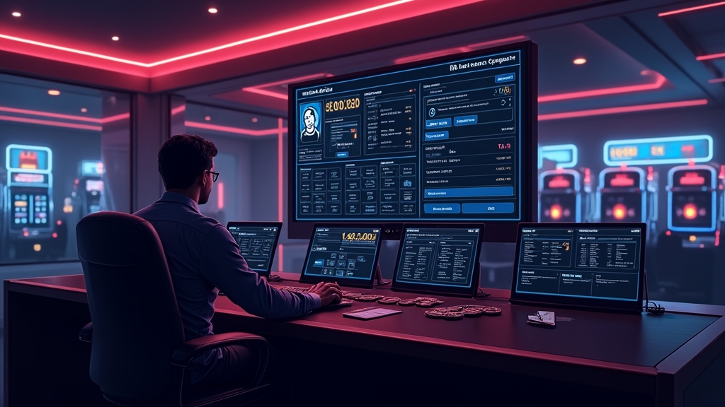 Un utente modifica i dettagli del profilo account su una dashboard sicura da casinò